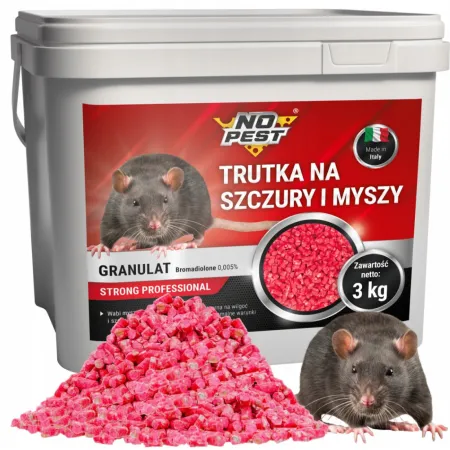 No Pest | Bromadiolon | Granulaat | Sterk | 3 kg